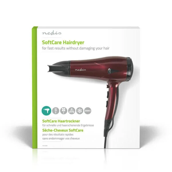 Secador de cabelo NEDIS PCHD120RD